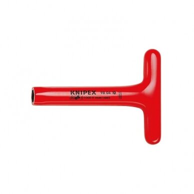 Galvutė su T-formos rankena KNIPEX 9804 Galvutė su T-formos rankena KNIPEX 9804