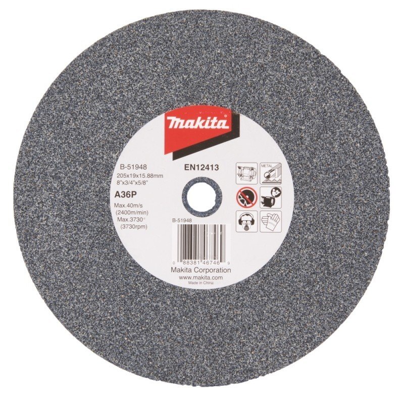 Galandimo diskas MAKITA 205x19x15,88mm A60P Galandimo diskas MAKITA 205x19x15,88mm A60P