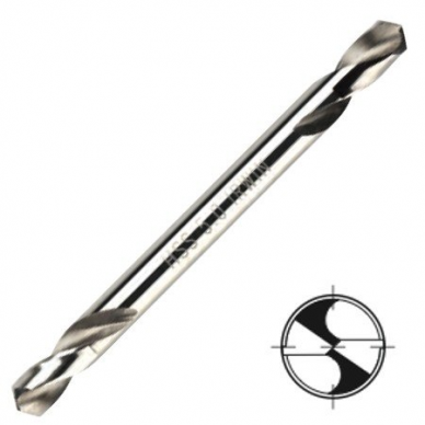 Gr. met. HSS DOUBLE-END 3,3 x 12/49 mm Gr. met. HSS DOUBLE-END 3,3 x 12/49 mm