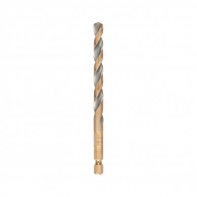Grąžtas metalui HEX 1/4, 7,5 mm, DeWALT 2 Grąžtas metalui HEX 1/4, 7,5 mm, DeWALT 2