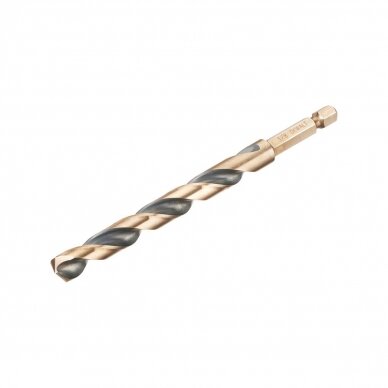 Grąžtas metalui HEX 1/4, 9,5 mm, DeWALT 1 Grąžtas metalui HEX 1/4, 9,5 mm, DeWALT 1