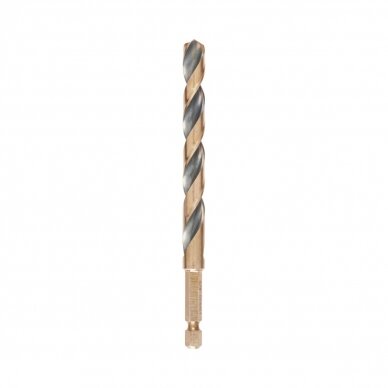 Grąžtas metalui HEX 1/4, 9,5 mm, DeWALT 2 Grąžtas metalui HEX 1/4, 9,5 mm, DeWALT 2