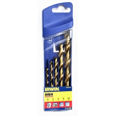 Grąžtų rinkinys Cobalt 4-10 mm 5 vnt Grąžtų rinkinys Cobalt 4-10 mm 5 vnt