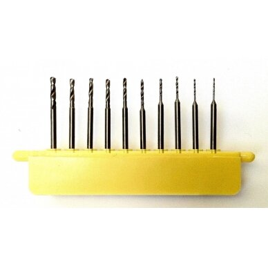 Grąžtų rinkinys MINI 0,6-2,3 mm, 10 vnt. Grąžtų rinkinys MINI 0,6-2,3 mm, 10 vnt.