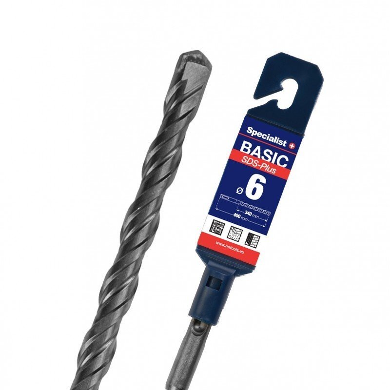 Grąžtas SDS+ BASIC 6 x 340/400 mm Grąžtas SDS+ BASIC 6 x 340/400 mm