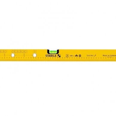 Gulsčiukas elektrikams 120cm 70 ELECTRIC STABILA Gulsčiukas elektrikams 120cm 70 ELECTRIC STABILA