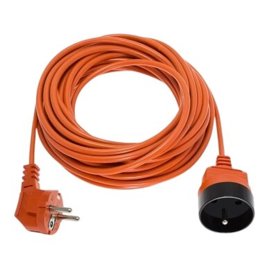 Ilgintuvas 10 m, 3 x 1 mm², 10 A, oranžinis, PVC, OMY, su įžeminimu, DREL Ilgintuvas 10 m, 3 x 1 mm², 10 A, oranžinis, PVC, OMY, su įžeminimu, DREL