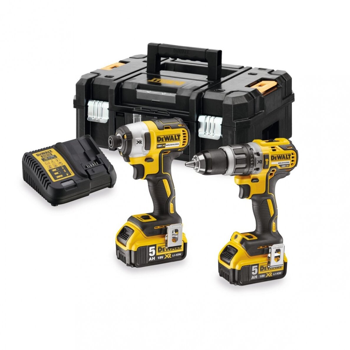 Įrankių rinkinys DCK266P2T 2x5 Ah, DeWALT Įrankių rinkinys DCK266P2T 2x5 Ah, DeWALT