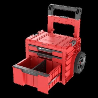 Įrankių dėžė su ratukais, PRO 2.0 PLUS, 3 stalčiai, QBRICK 1 Įrankių dėžė su ratukais, PRO 2.0 PLUS, 3 stalčiai, QBRICK 1