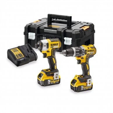 Įrankių rinkinys DCK266P2T 2x5 Ah, DeWALT Įrankių rinkinys DCK266P2T 2x5 Ah, DeWALT