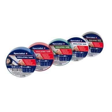 Izol. juosta 0,13 x 19 mm juoda 20 m 2 Izol. juosta 0,13 x 19 mm juoda 20 m 2