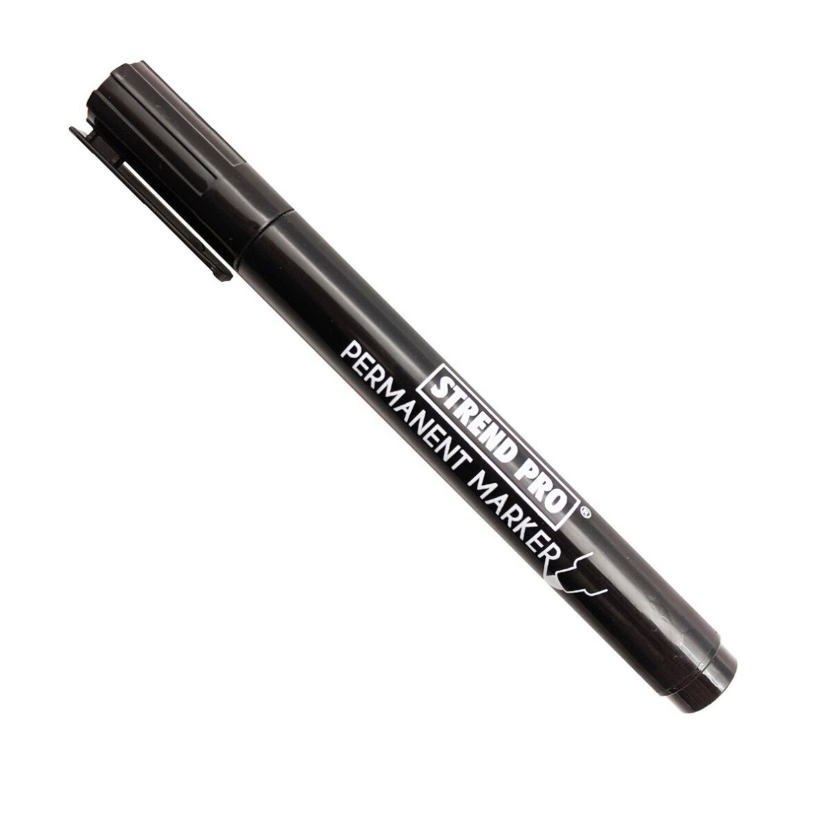 Juodas permanentinis žymeklis 4,5mm Juodas permanentinis žymeklis 4,5mm