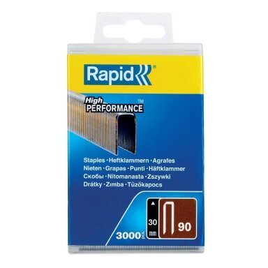 Kabės „Rapid" 90/30, 3000 vnt. plast.p.
