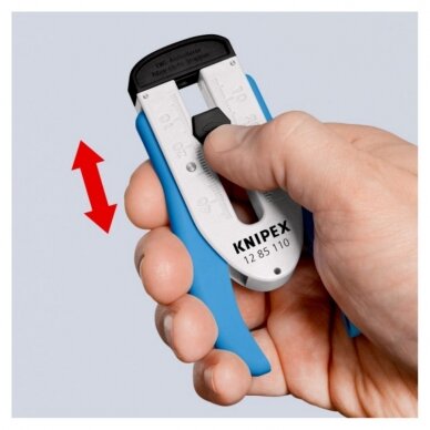Kabelio nuizoliavimo įrankis KNIPEX 1285110SB 1 Kabelio nuizoliavimo įrankis KNIPEX 1285110SB 1