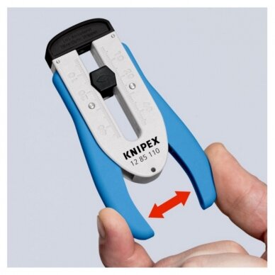 Kabelio nuizoliavimo įrankis KNIPEX 1285110SB 2 Kabelio nuizoliavimo įrankis KNIPEX 1285110SB 2