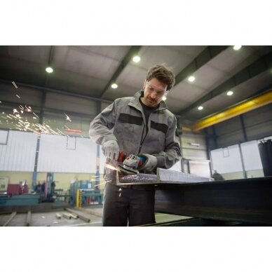 Kampinis šlifuoklis BOSCH GWS 14-125 S 1400W 2 Kampinis šlifuoklis BOSCH GWS 14-125 S 1400W 2