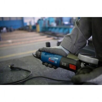 Kampinis šlifuoklis BOSCH GWS 17-125 S INOX 1700W 2 Kampinis šlifuoklis BOSCH GWS 17-125 S INOX 1700W 2
