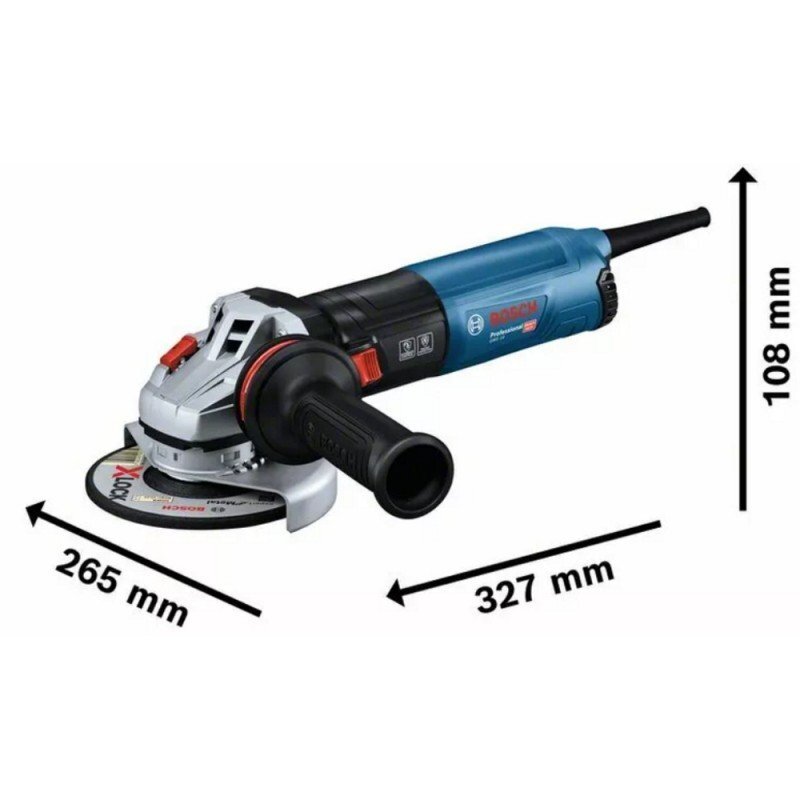 Kampinis šlifuoklis BOSCH GWS 14-125 1400W 1 Kampinis šlifuoklis BOSCH GWS 14-125 1400W 1