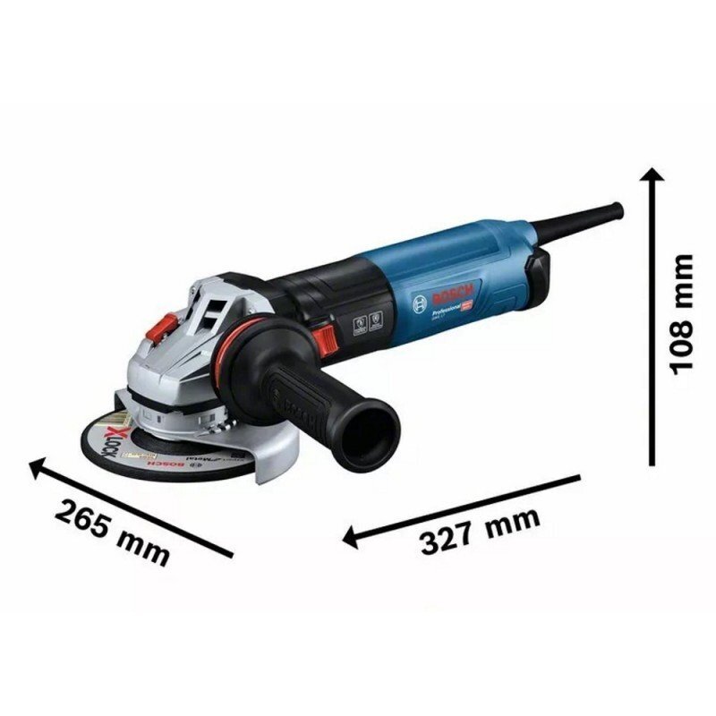 Kampinis šlifuoklis BOSCH GWS 17-125 S INOX 1700W 1 Kampinis šlifuoklis BOSCH GWS 17-125 S INOX 1700W 1