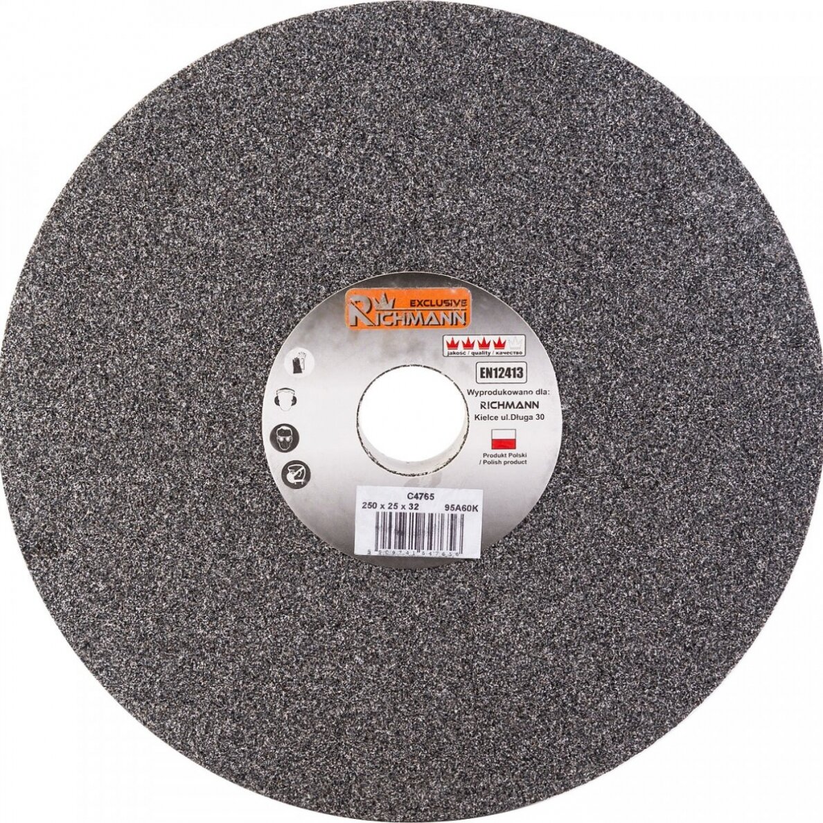 KERAMINIS ŠLIFAVIMO DISKAS 250 x 25 x 32 95A60K KERAMINIS ŠLIFAVIMO DISKAS 250 x 25 x 32 95A60K