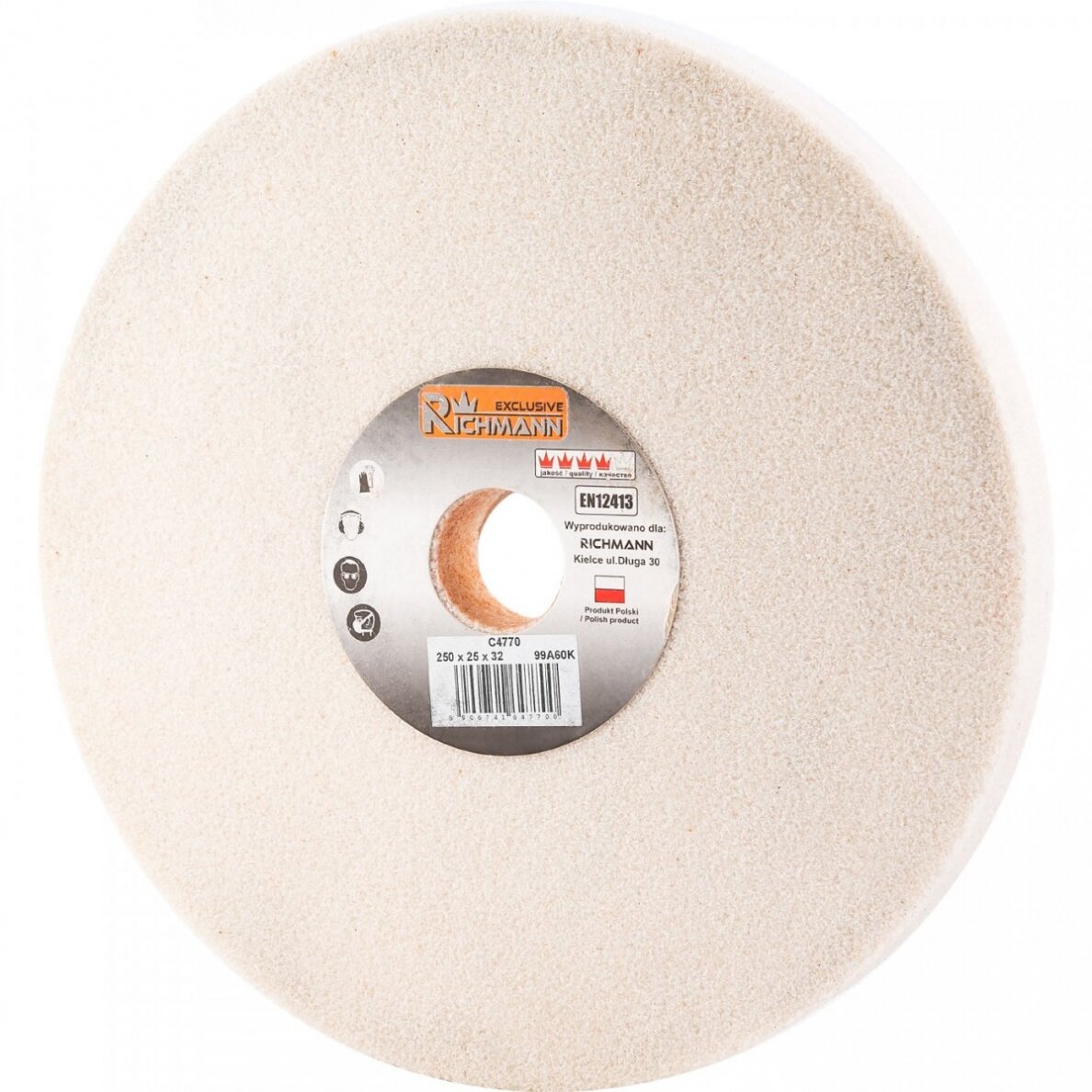 KERAMINIS ŠLIFAVIMO DISKAS 250 x 25 x 32 99A60K 1 KERAMINIS ŠLIFAVIMO DISKAS 250 x 25 x 32 99A60K 1