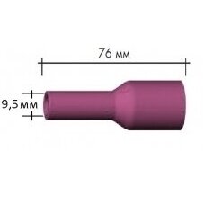Keramikinė tūta MOST SRT-17/26/18, 9,5x76, nr. 6 turbolentui (su dujiniu lęšiu) Keramikinė tūta MOST SRT-17/26/18, 9,5x76, nr. 6 turbolentui (su dujiniu lęšiu)