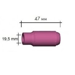 Keramikinė tūta MOST SRT-17/26/18, 19.5x47, nr. 12 Keramikinė tūta MOST SRT-17/26/18, 19.5x47, nr. 12