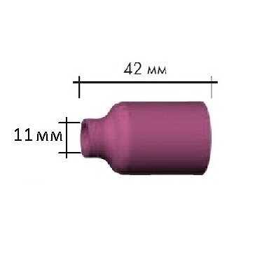 Keramikinė tūta MOST SRT-17/26/18, 11x42, nr. 7 turbolentui (su dujiniu lęšiu)
