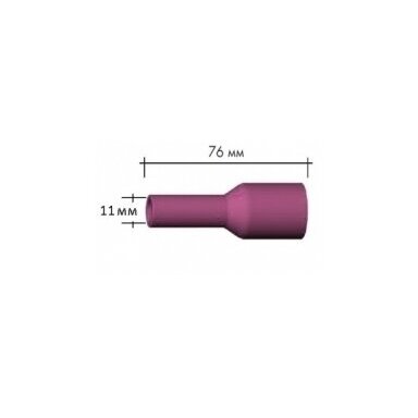 Keramikinė tūta MOST SRT-17/26/18, 11x76, nr. 7 turbolentui (su dujiniu lęšiu)