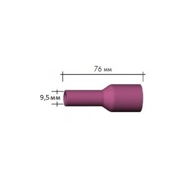 Keramikinė tūta MOST SRT-17/26/18, 9,5x76, nr. 6 turbolentui (su dujiniu lęšiu)