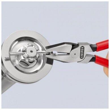 Kombinuotos didelės svertinės jėgos replės KNIPEX 0201 200 mm 4 Kombinuotos didelės svertinės jėgos replės KNIPEX 0201 200 mm 4