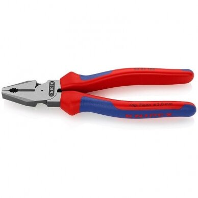 Kombinuotos didelės svertinės jėgos replės KNIPEX 0202 180 mm Kombinuotos didelės svertinės jėgos replės KNIPEX 0202 180 mm