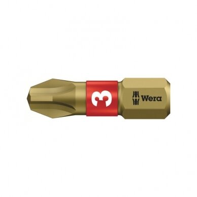 Kryžminis atsuktuvo antgalis WERA 851/1 BTH PH 3x25mm Kryžminis atsuktuvo antgalis WERA 851/1 BTH PH 3x25mm