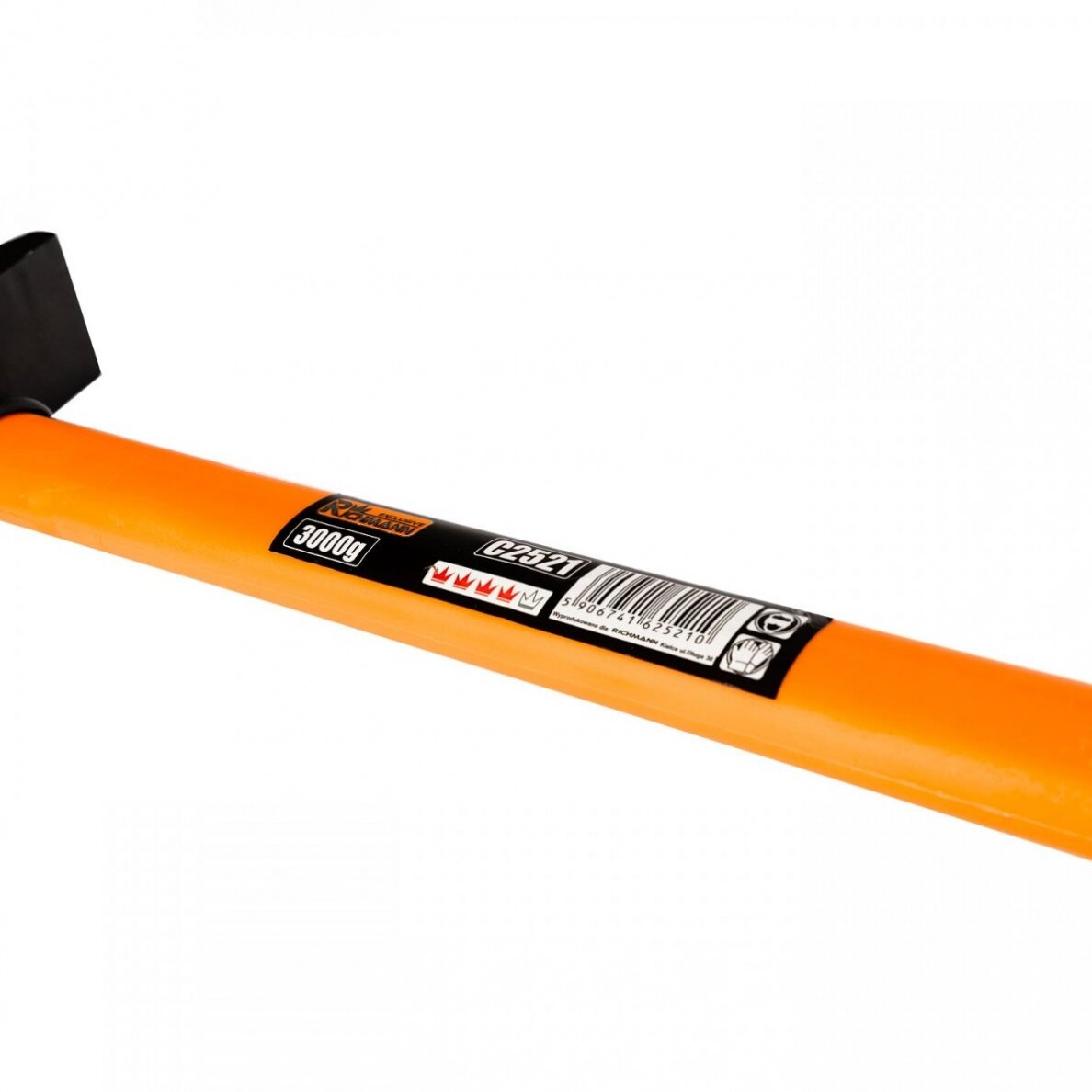 Kūjis su stiklo pluošto rankena 4 kg 4