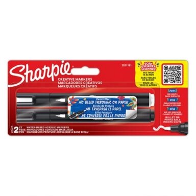 Kūrybinių markerių rinkinys, SHARPIE, 2 vnt. Kūrybinių markerių rinkinys, SHARPIE, 2 vnt.