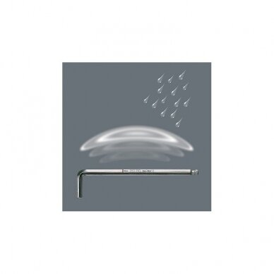 L-formos raktas WERA 950 PKL Hex-Plus, 3/16" 3 L-formos raktas WERA 950 PKL Hex-Plus, 3/16" 3