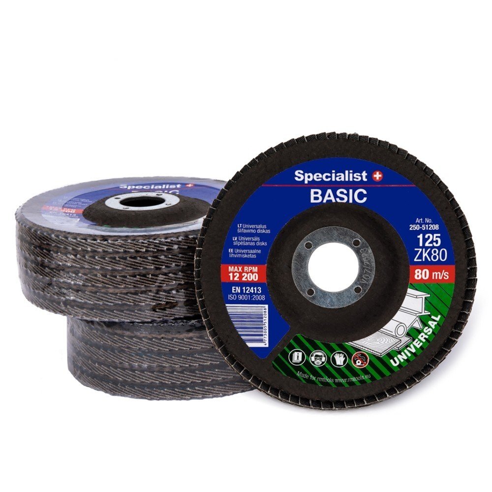 Lap. šlif. diskas BASIC 125 ZK80 2