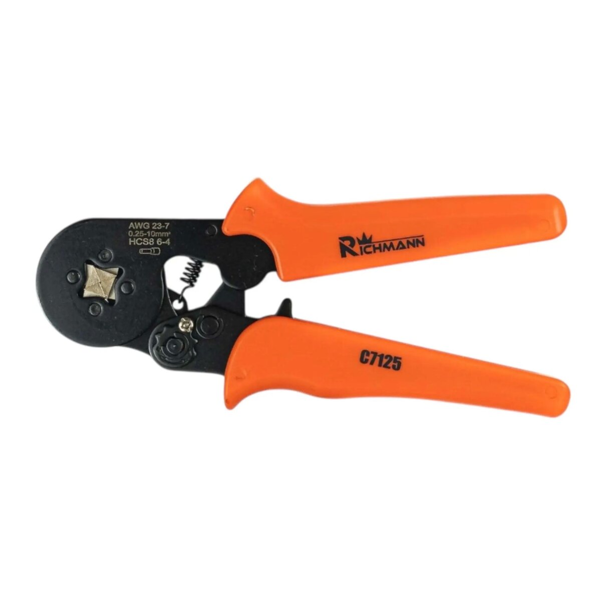 Laidų antgalių užspaudimo replės, 0,25–10 mm², RICHMANN 1 Laidų antgalių užspaudimo replės, 0,25–10 mm², RICHMANN 1