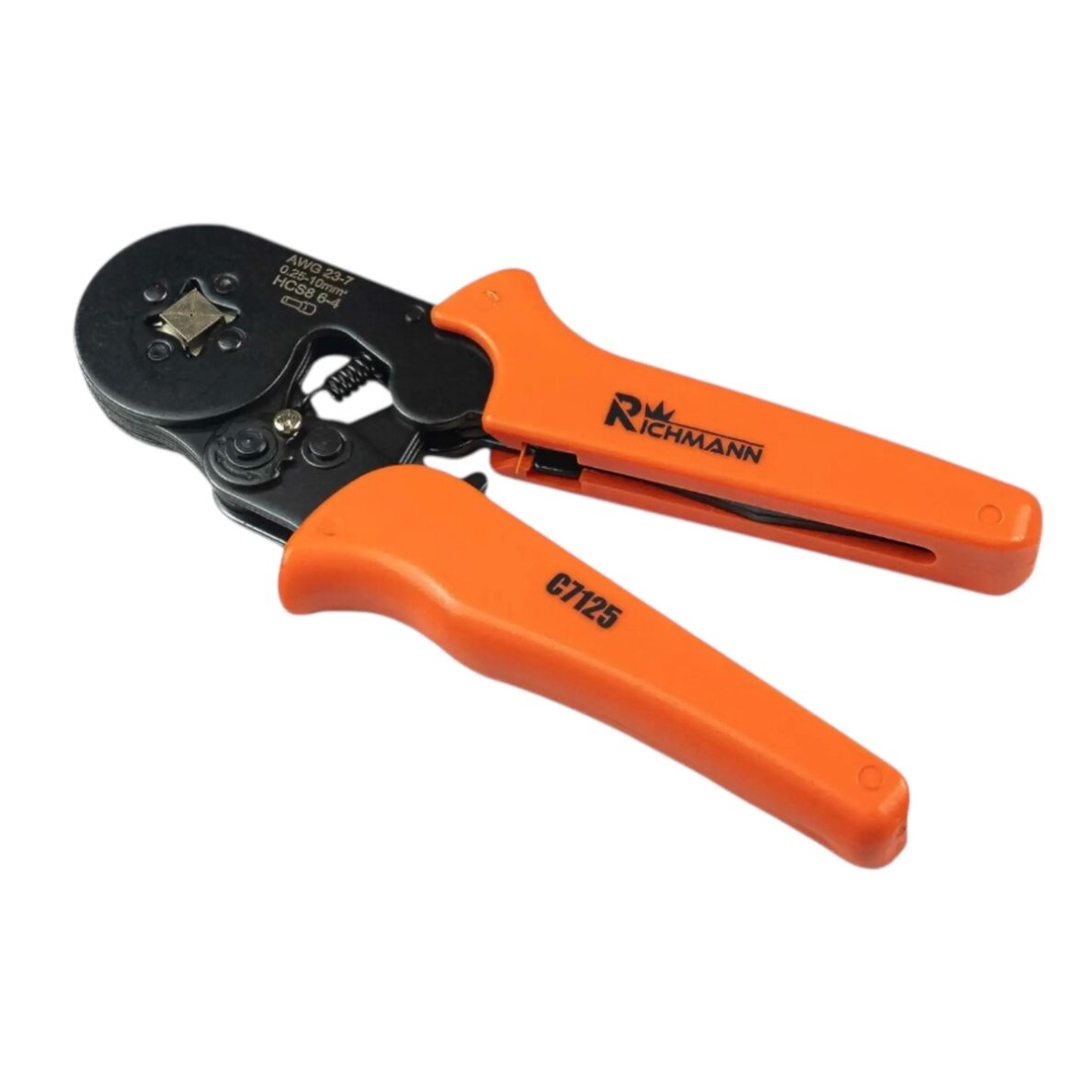 Laidų antgalių užspaudimo replės, 0,25–10 mm², RICHMANN Laidų antgalių užspaudimo replės, 0,25–10 mm², RICHMANN