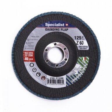 Lapel. šlif.disk. „Specialist+" 125 ZK60