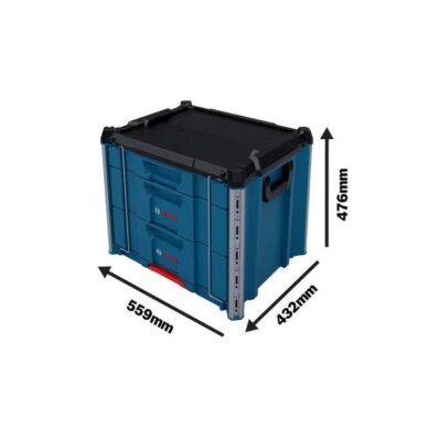 Lagaminas BOSCH L-BOXX Contractor 3 3 Lagaminas BOSCH L-BOXX Contractor 3 3