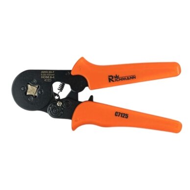 Laidų antgalių užspaudimo replės, 0,25–10 mm², RICHMANN 1 Laidų antgalių užspaudimo replės, 0,25–10 mm², RICHMANN 1