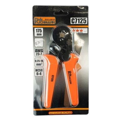 Laidų antgalių užspaudimo replės, 0,25–10 mm², RICHMANN 3