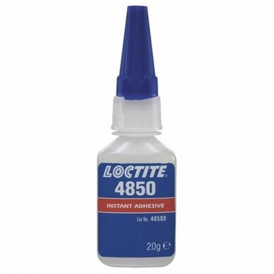 Lankstūs momentiniai klijai LOCTITE 4850 20g Lankstūs momentiniai klijai LOCTITE 4850 20g