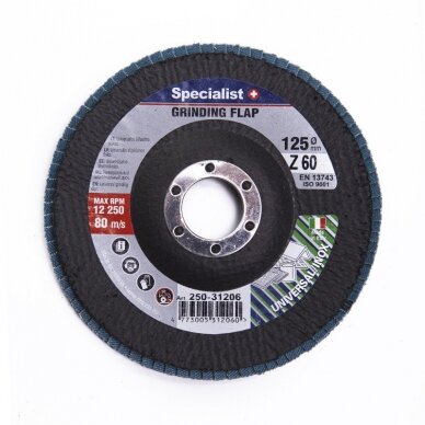 Lapel. šlif.disk. „Specialist+" 125 ZK60 Lapel. šlif.disk. „Specialist+" 125 ZK60