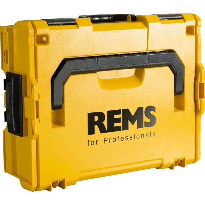 Lagaminas presavimo žiedams ir presavimo galvoms REMS Mini 2