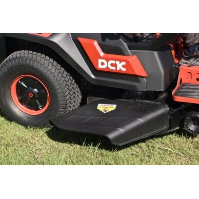 Limited Rinkinys Akumuliatorinis vejos traktorius ir Greitasis pakrovėjas/Power bankas 58V,  DCK (1 x 40Ah + 2 x 7,5Ah  akumuliatoriai) 10