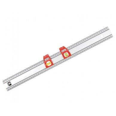 Liniuotė su 2 slankiojančiom akim 120 cm Liniuotė su 2 slankiojančiom akim 120 cm
