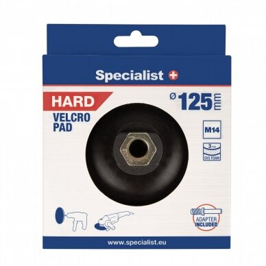 Lipnus šlif. padas SPECIALIST+ Ø125 mm, kietas 3 Lipnus šlif. padas SPECIALIST+ Ø125 mm, kietas 3