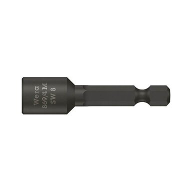 Magnetinis antgalis galvutei WERA 869/4M 1/4x50mm